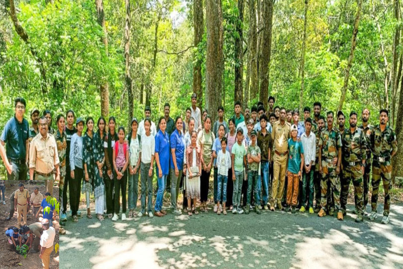 തേക്കടി പെരിയാർ ടൈഗർ റിസർവും കാർഡമം കൗണ്ടി ബൈ സന്താരിയും സംയുക്തമായി ഭൗമദിനം  ആഘോഷിച്ചു.
